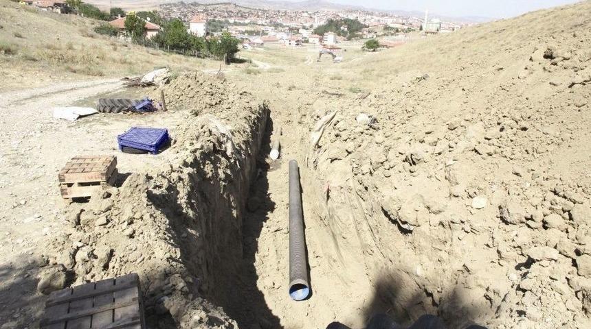 Sungurlu&rsquo;da Altyapı &Ccedil;alışmaları