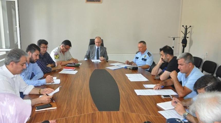 İl&ccedil;e Spor G&uuml;venlik Kurulu Toplantısı Yapıldı