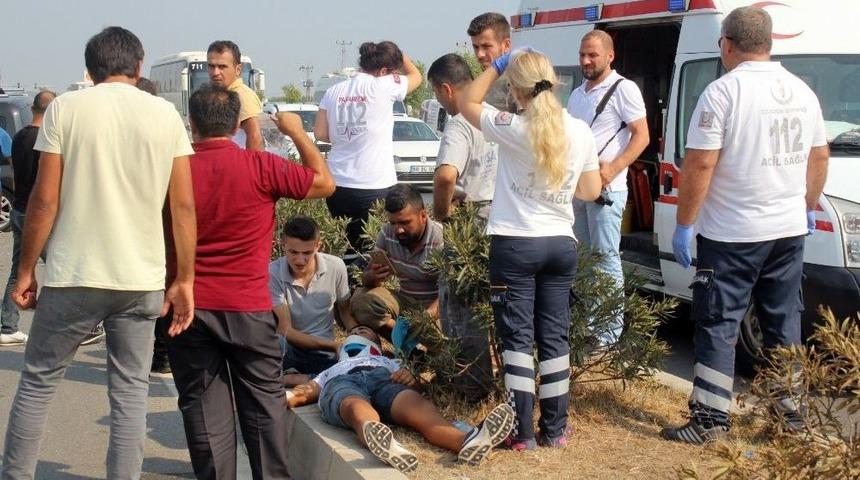 Manavgat&rsquo;ta Trafik Kazası: 3 Yaralı