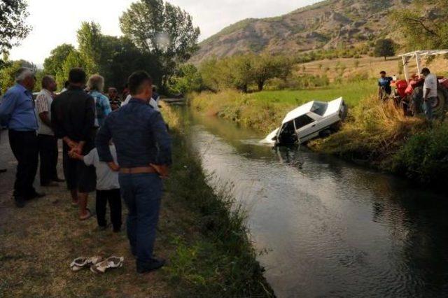 Otomobil Sulama Kanalına Uçtu: 1 Ölü, 5 Yaralı