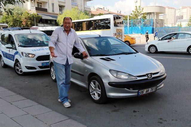 Savcının Arabasına Çarpan Alkollü Sürücü Polise Zor Anlar Yaşattı