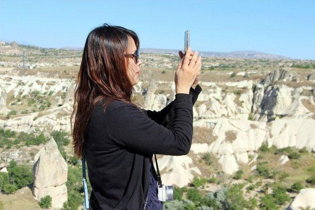 Kapadokya’da Turist Sayısı Arttı