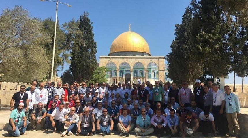 M&uuml;siad Heyeti Mescid-i Aksa&rsquo;da