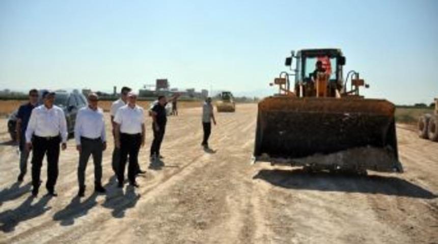 Vali Merak, &Ccedil;evre Yolu &Ccedil;alışmalarını İnceledi