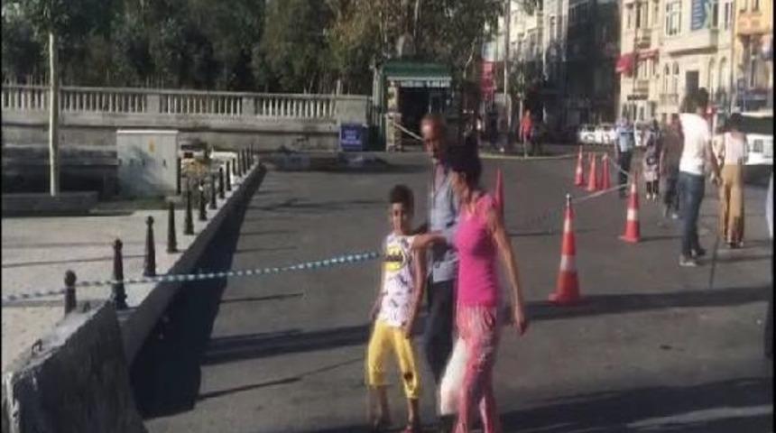 Taksim'de Ş&uuml;pheli Paket Alarmı (1)