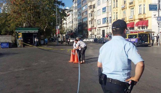 Taksim’de Şüpheli Çanta Alarmı