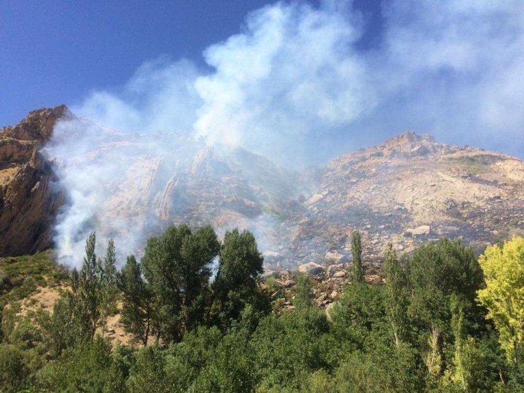 Darende&rsquo;de Yangın