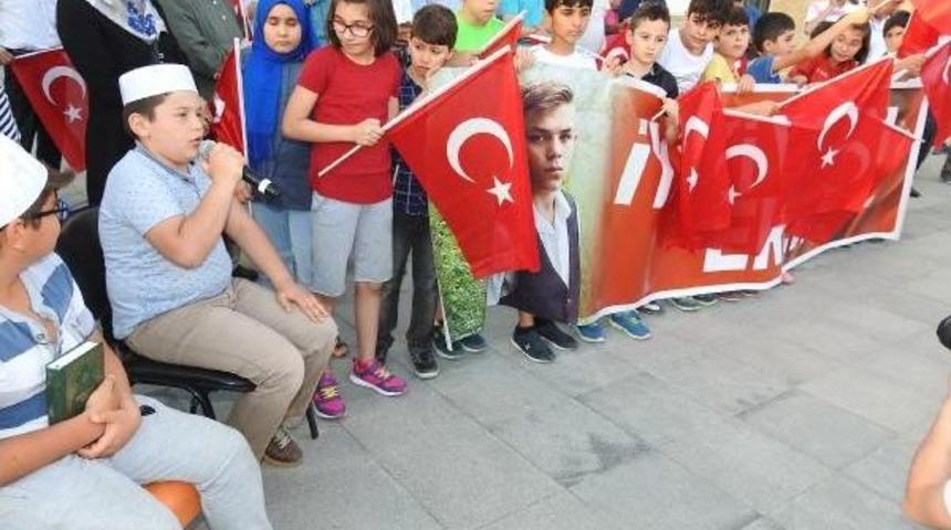 &Ccedil;orum'da Ma&ccedil;ka Şehitleri I&ccedil;in Dua Edildi