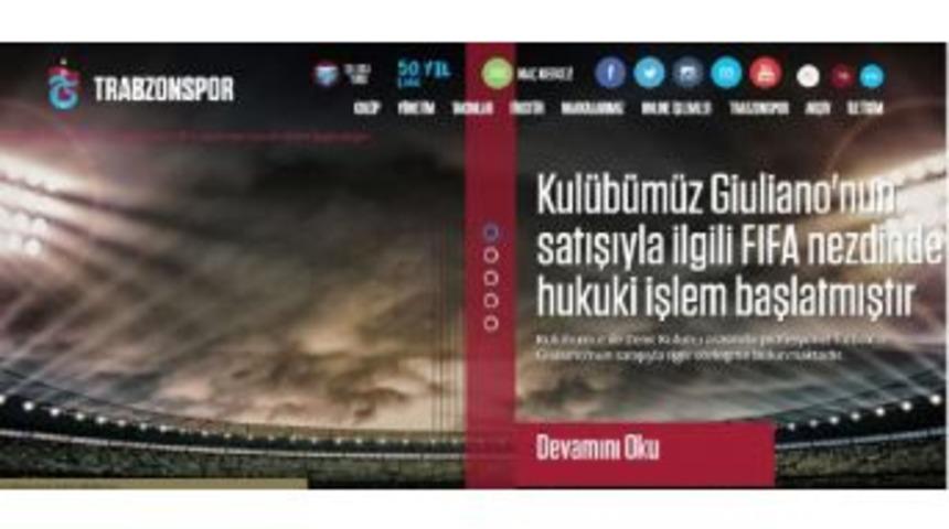 Trabzonspor Giuliano Transferi I&ccedil;in Fıfa&rsquo;Ya Başvurdu