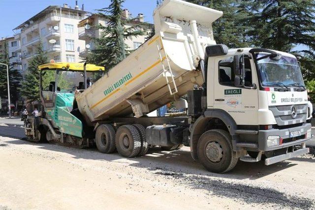 Ereğli’de İstasyon Caddesi Yeniden Düzenleniyor