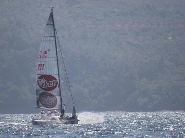 Tayk-Eker Olympos Regatta Yelken Yarışları'nın 2'nci Etabı Tamamlandı