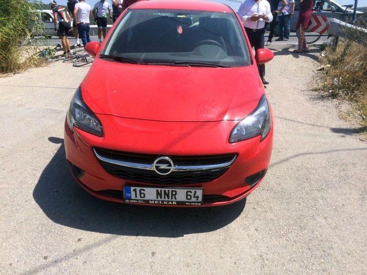 Bisiklet Sürücüsü Kanlar İçinde Yerde Kaldı G5