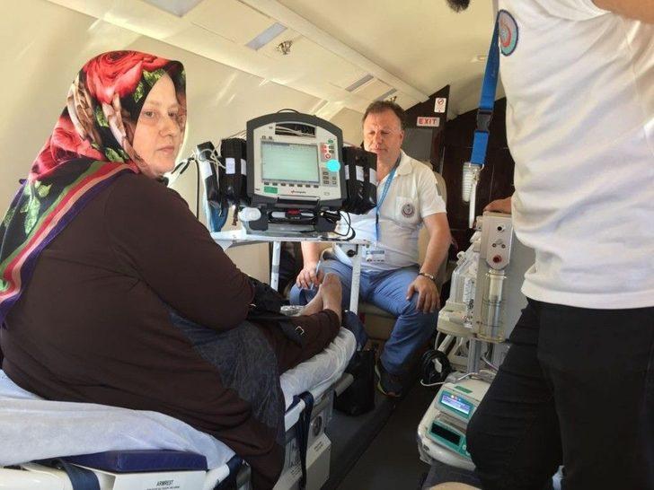 Kalp Cihazı Alarm Verdi, Ambulans Uçakla Ankara’ya Gönderildi