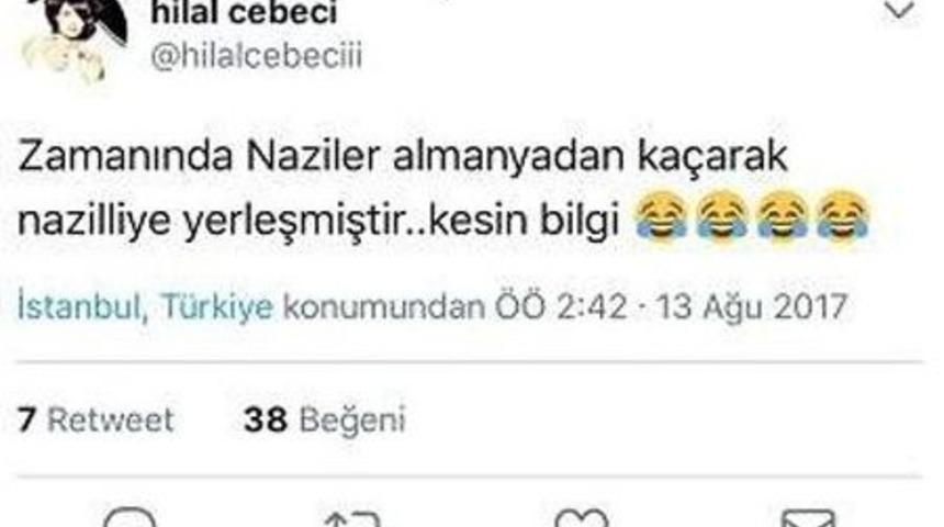 Hilal Cebeci&rsquo;den Tepki &Ccedil;eken Nazilli Paylaşımı