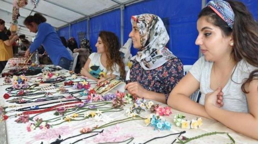 Çamlıyayla'da  'iğne Oyası Festivali 'coşkusu