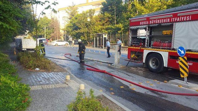 (özel Haber) Otomobil Alev Alev Yandı