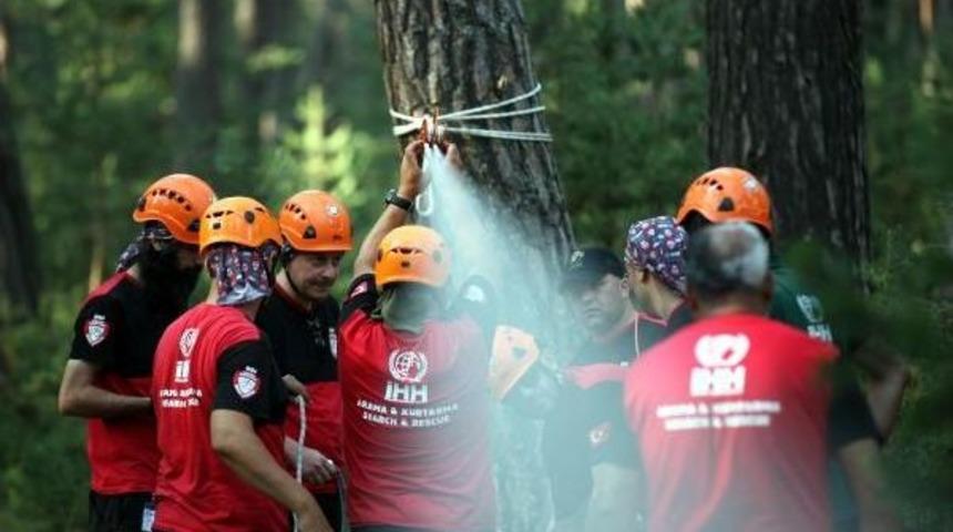 İhh'dan Bolu Aladağ'da Arama Kurtarma Tatbikatı