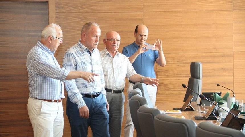 Başkan Hi&ccedil;yılmaz, Nevşehir Ticaret Borsası Heyetini Konuk Etti