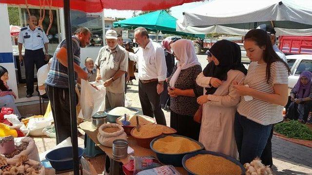 Başkan Şahiner Pazarcı Esnafını Dinledi