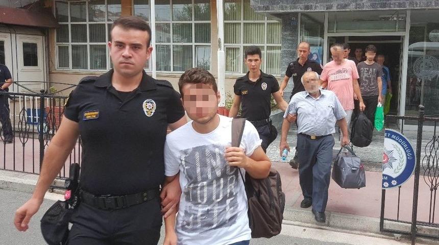 Samsun&rsquo;da Fet&ouml;&rsquo;den G&ouml;zaltına Alınan 19 Kişi Adliyeye Sevk Edildi