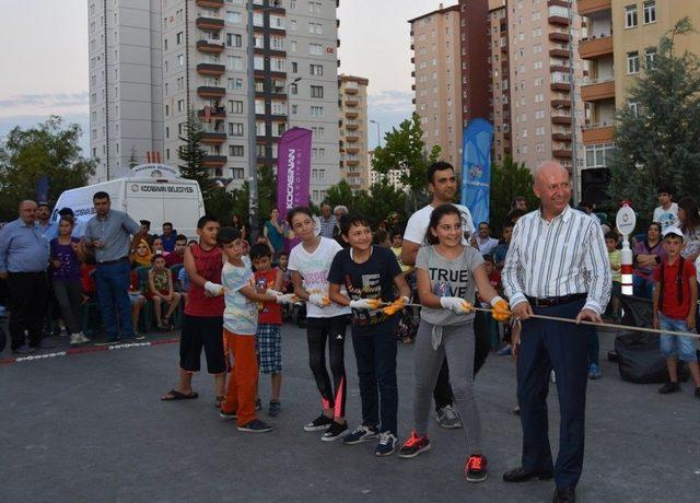 Kocasinan’ın Çocuk Oyunları, Turgut Reis Mahallesi’nde Canlandı