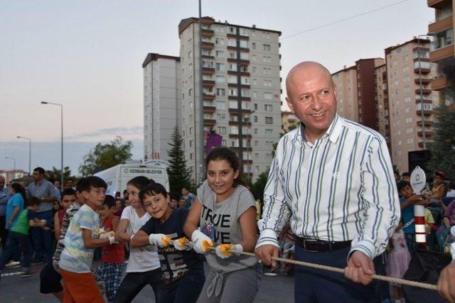 Kocasinan’ın Çocuk Oyunları, Turgut Reis Mahallesi’nde Canlandı