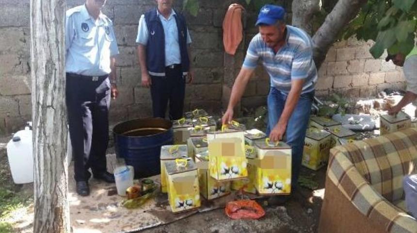 İslahiye'de 90 Kilo Sahte Zeytinyağı Ele Ge&ccedil;irildi