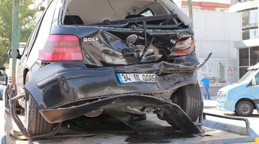 Başkent&rsquo;te Zincirleme Kaza: 3 Yaralı