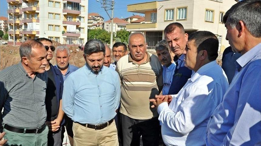 Tbmm Başkanvekili Ahmet Aydın G&ouml;lbaşı İl&ccedil;esinde Yapımı Devam Eden Yatırımları İnceledi