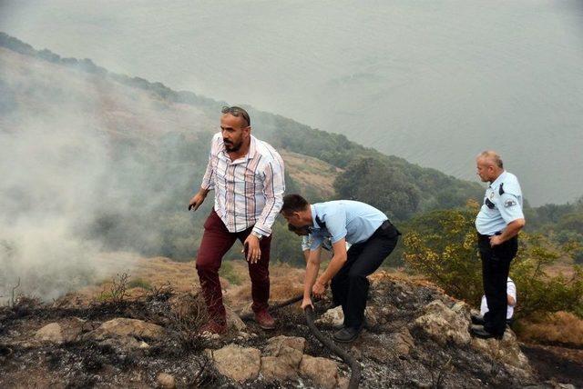 Sinop’ta Örtü Yangını