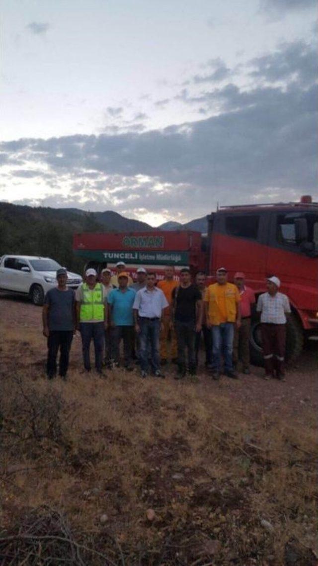 Tunceli’deki Orman Yangınları Kontrol Altına Alındı