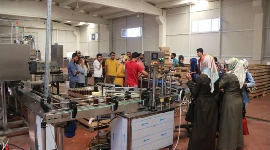 Girişimcilik Kursuna Katılanlar, Fabrikaların &Ccedil;alışmasını Yerinde İnceledi