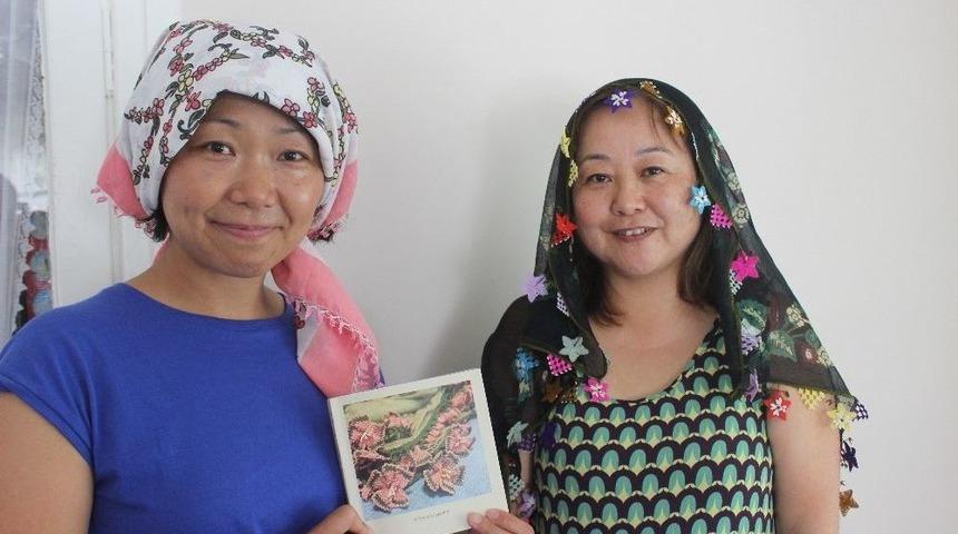Japon Kadınlar İnce &rsquo;el İşlemesi &Ccedil;itileri&rsquo; G&ouml;rmek İ&ccedil;in Tavşanlı&rsquo;ya Geldi