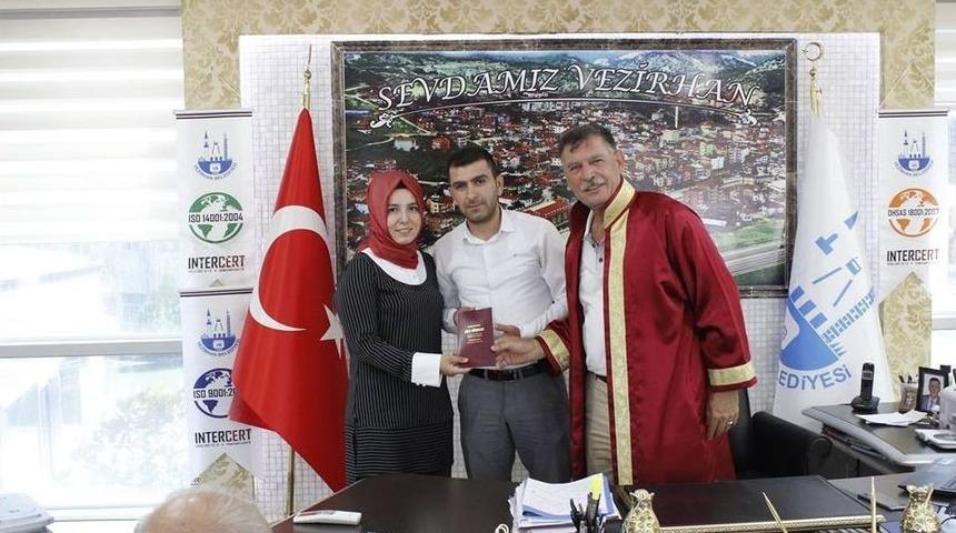 Başkan Duymuş, Gen&ccedil; &Ccedil;iftlerin Nikahını Kıydı