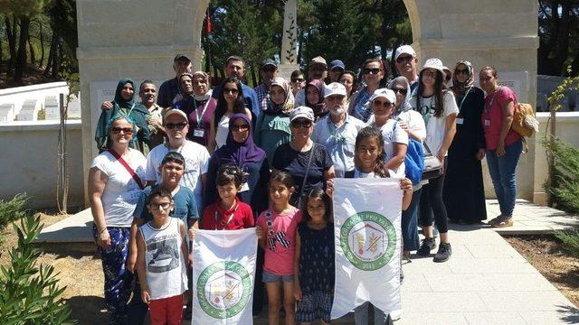 Çölyak Hastaları Çanakkale Şehitliği’ni Ziyaret Etti