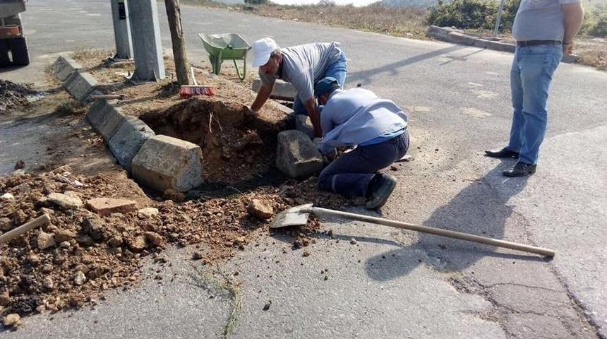 Bozulan Kaldırımlara Anında M&uuml;dahale