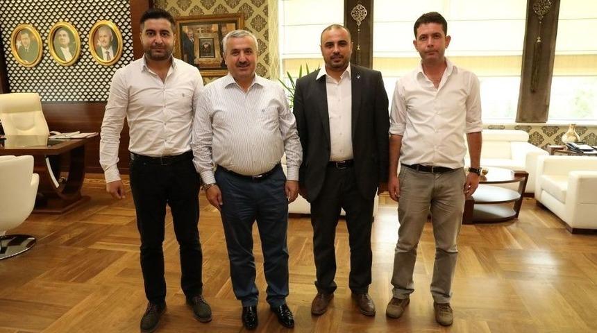 Başkan İsmail Baran Bbp&rsquo;li Heyeti Ağırladı