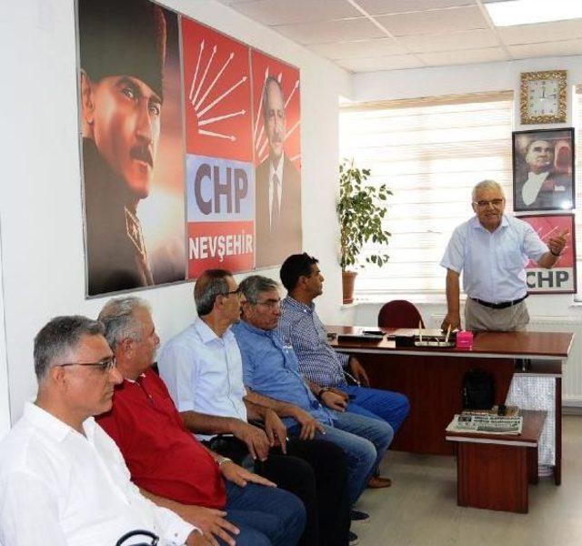 Chp Il Başkanları Nevşehir'de Bir Araya Geldi