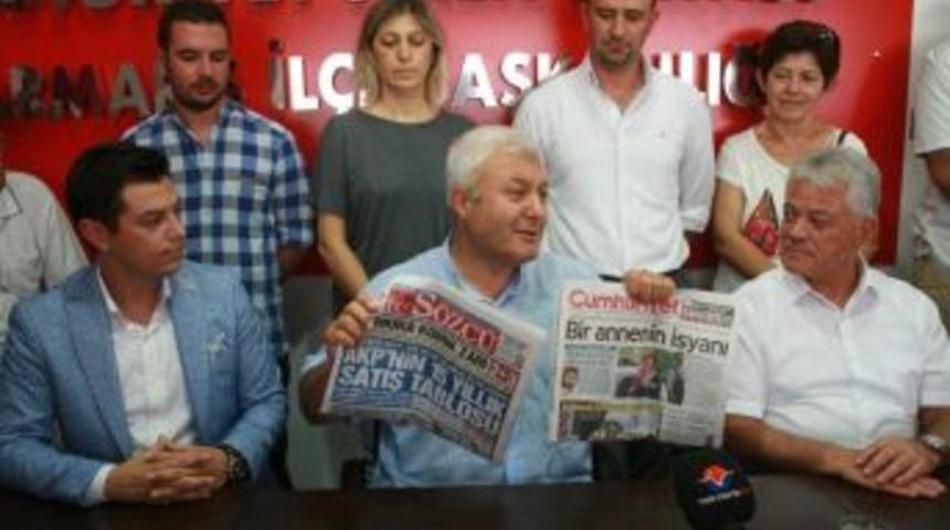 Chp Milletvekili Tuncay &Ouml;zkan Marmaris&rsquo;te Partilerle Buluştu