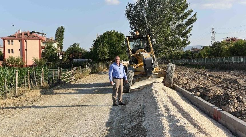 Taşk&ouml;pr&uuml; Belediyesi Asfalt &Ccedil;alışmasına Başladı