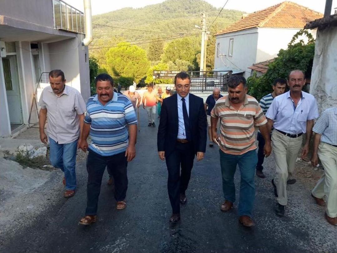 Milas Kaymakamı Arslan&rsquo;dan Karacahisar&rsquo;da İnceleme