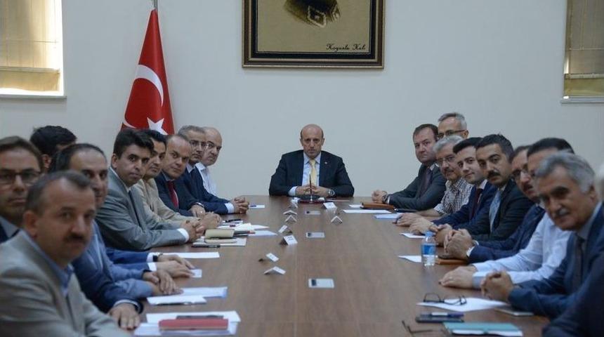 İl İdare Şube Başkanları Toplantısı Yapıldı