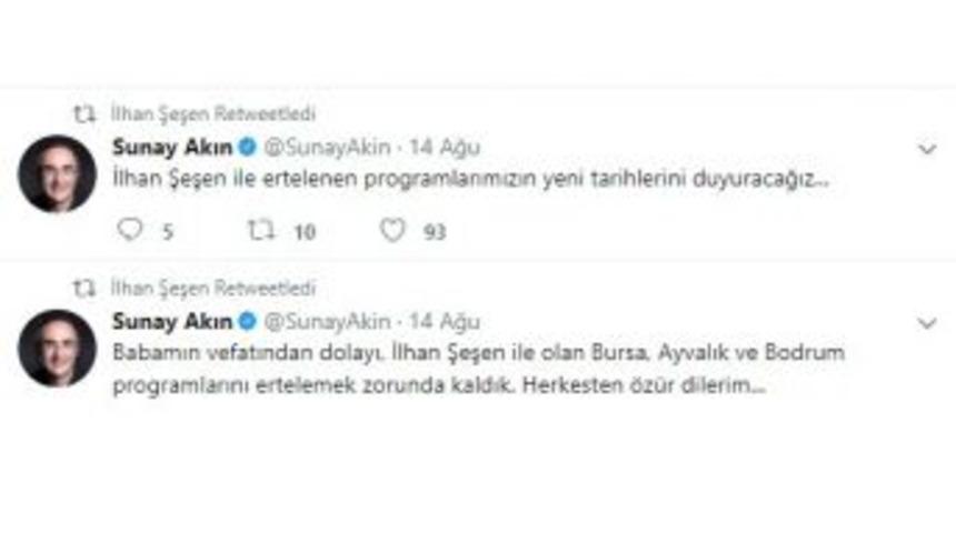 &Uuml;nl&uuml; Sanat&ccedil;ıların Konserleri Ertelendi