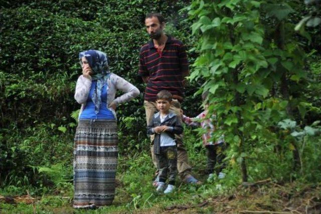 Rize'de Dereler Taştı, Mahsur Kalan 5 Kişilik Aile 16 Saat Sonra Kurtarıldı