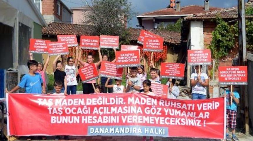 K&ouml;yde 'hafriyat Kamyonu' Isyanı