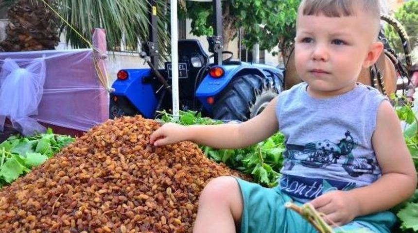 Sezonun Ilk Kuru &Uuml;z&uuml;m&uuml;n&uuml;n Kilosu A&ccedil;ık Arttırma Ile 150 Liradan Satıldı