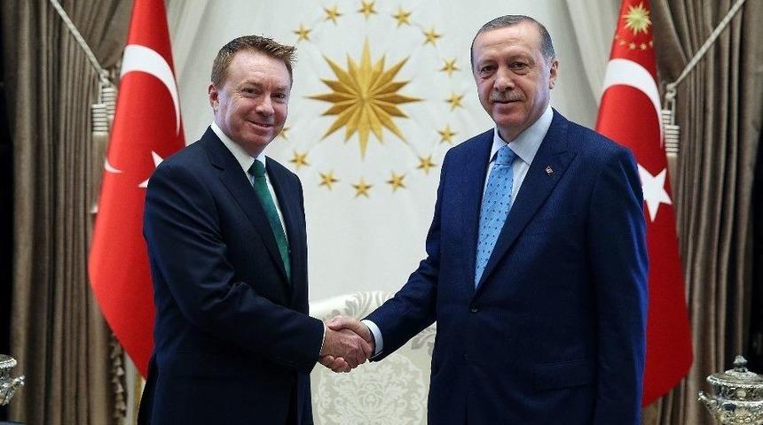 Cumhurbaşkanı Erdoğan, Avustralya B&uuml;y&uuml;kel&ccedil;isi Brown&rsquo;u Kabul Etti