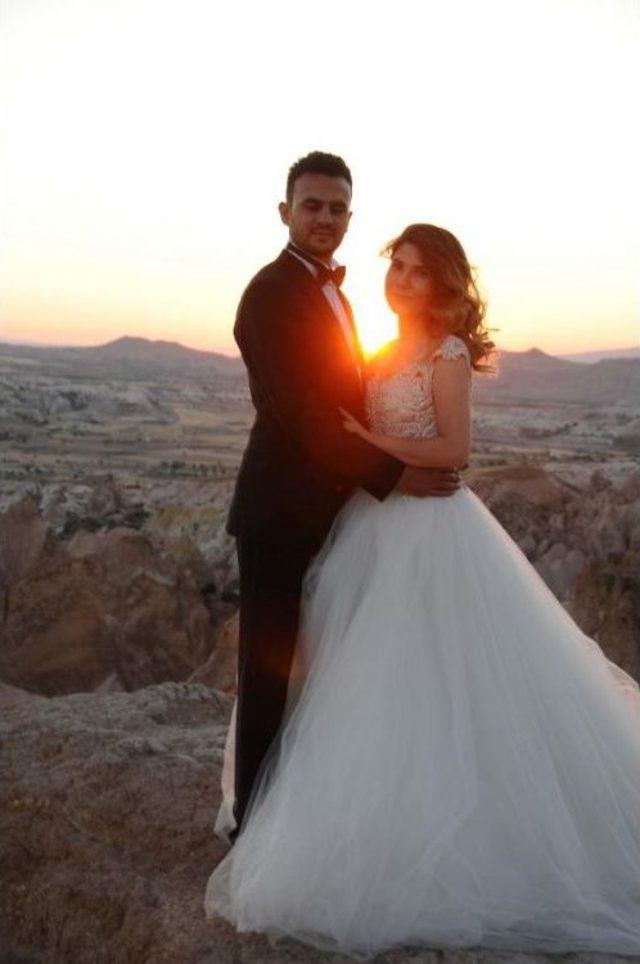 Peribacaları'nda Düğün Fotoğrafları Tutku Haline Geldi