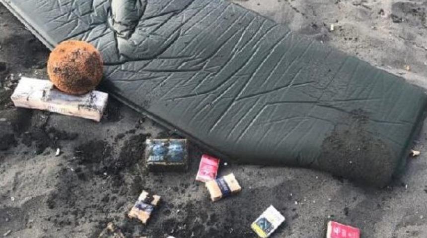 Denizden &Ccedil;ıkan Malzemeler Sahil G&uuml;venlik Ekiplerini Harekete Ge&ccedil;irdi