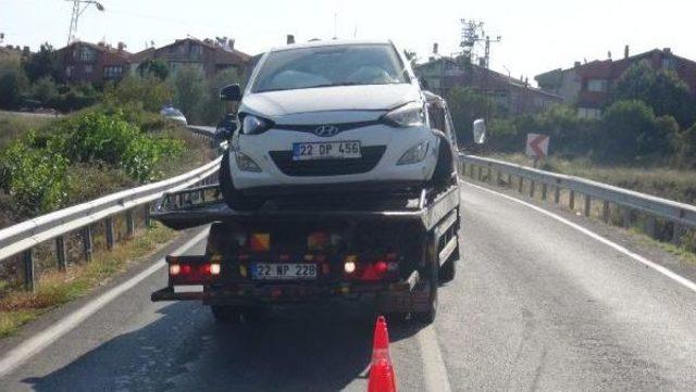 Edirne Tapu Kadastro Müdürü Kazada Yaralandı